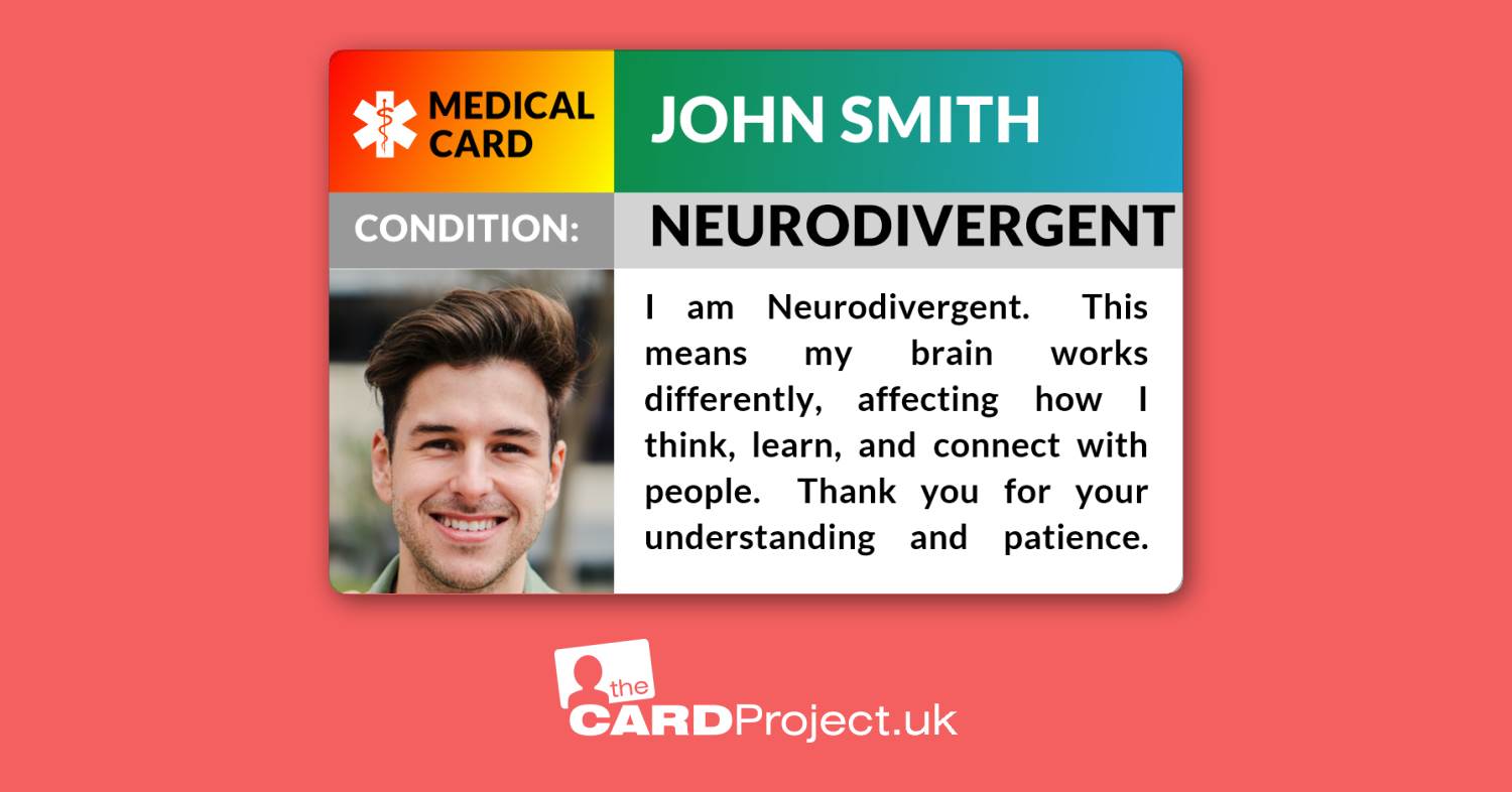 Neurodivergent Photo Medical ID Card